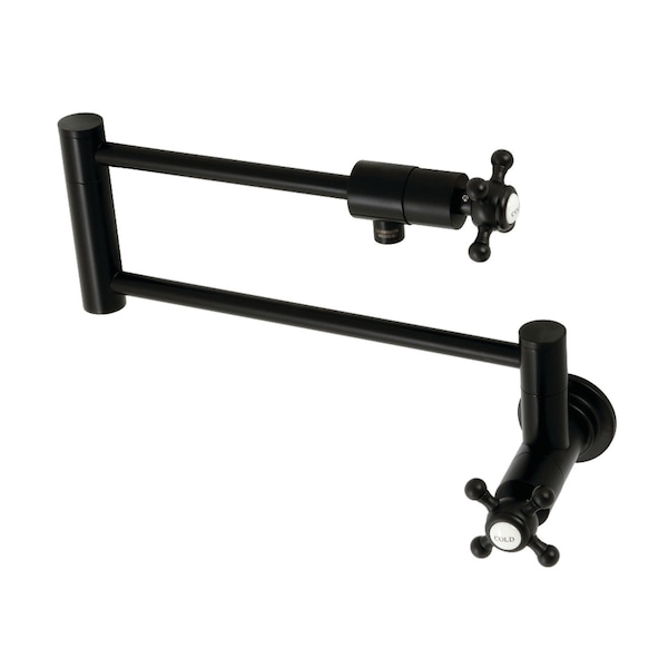 KS4100BX Metropolitan Wall Mount Pot Filler, Matte Black